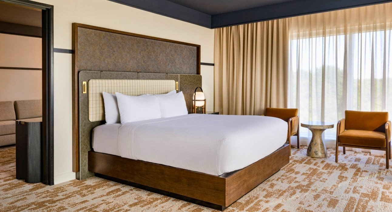 King Bed Tower Suite Elmore Hotel Southlake TX 76092