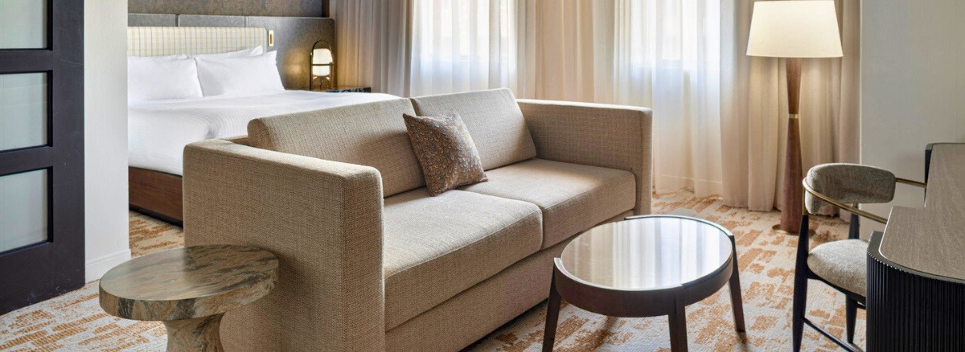 Junior Suite Features at The Elmore Hotel in Southlake TX