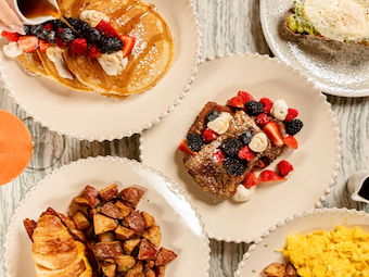 Breakfast menu at Sagewind, located at the Elmore hotel.