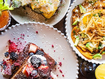 Brunch menu at Sagewind located at the Elmore hotel.